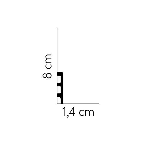 Plintă MD014 buc(2m)