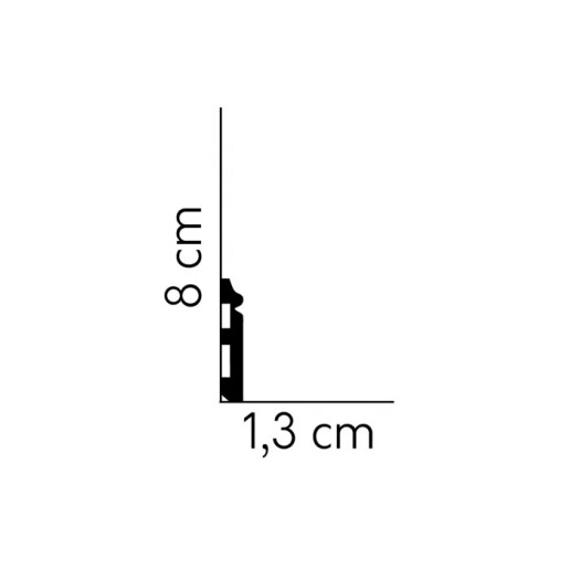 Plintă MD018 bucată (2m)