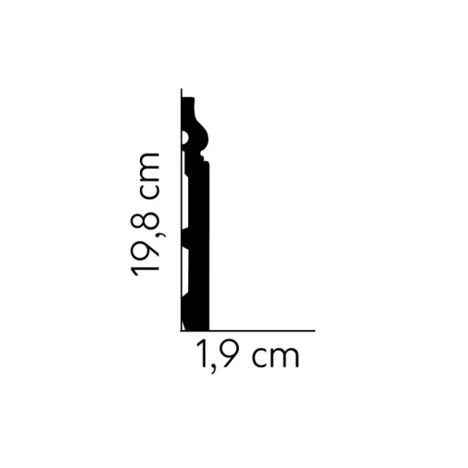 Plintă MD020 NOU bucată 2m