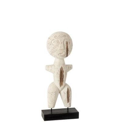 J-LINE Decoratiune FIGURINA PRIMITIVA S