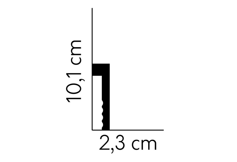 Plintă MD006 bucată (2m)