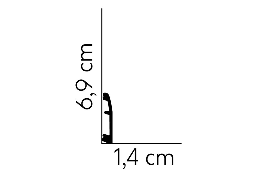 Plintă MD017  buc(2m)