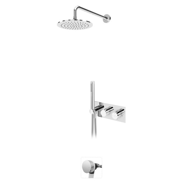 THER CONC BTHSHWR CAP 250MM HNDSHWR DE?euri de umplere – CELSIUS – Cromado