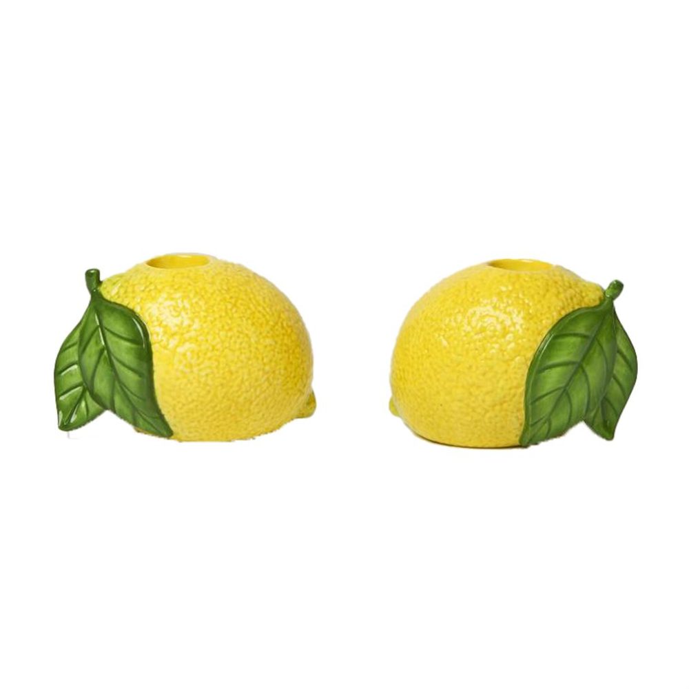 suport lumanare lemon tt ass2 ylgrn 10cm