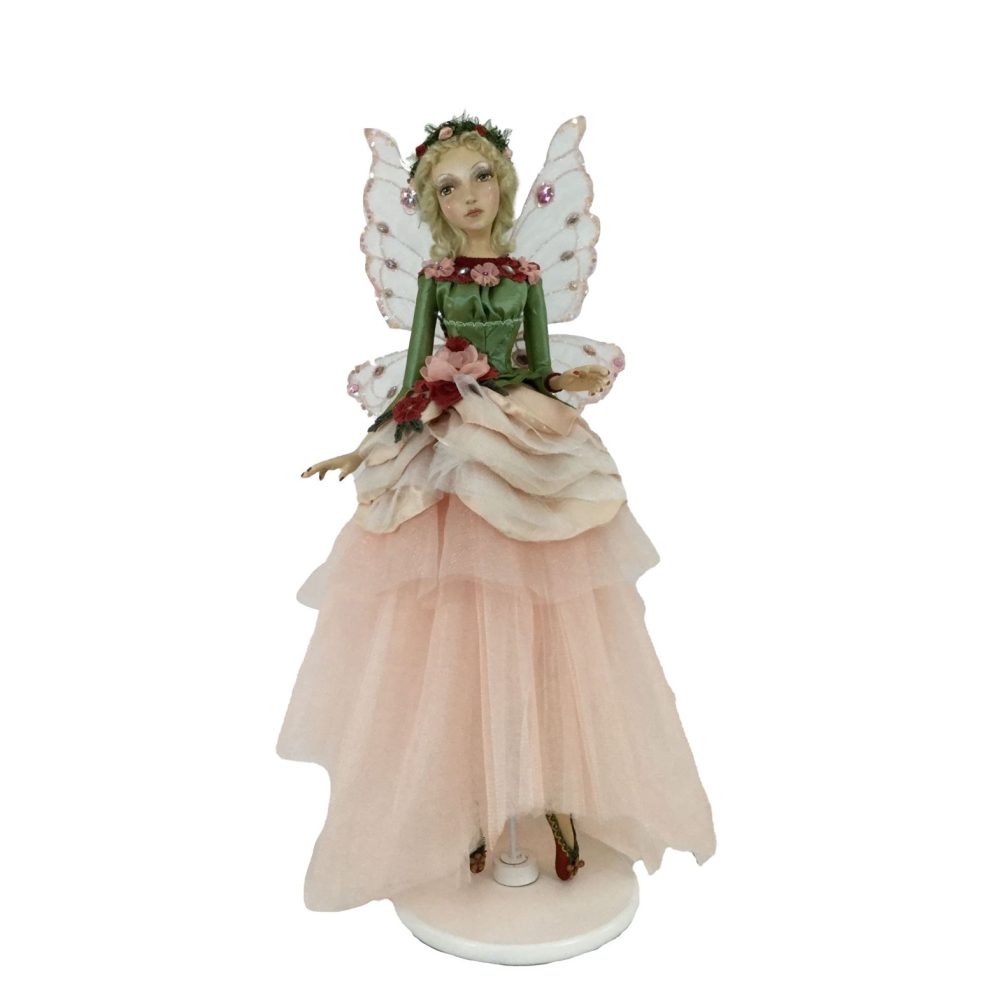 papusa flora fairy pnkgrn 81cm