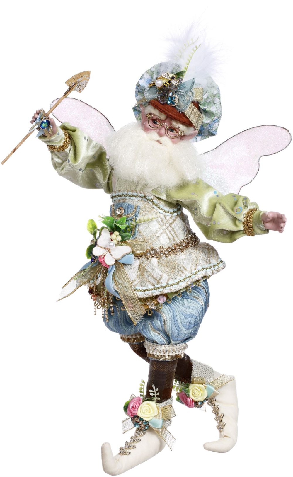 med flower garden fairy grnblu 42cm