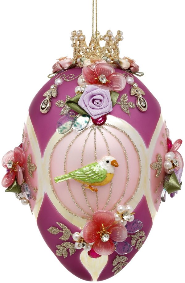 glss faberge bijuterie panagou ou orn pnk 18cm