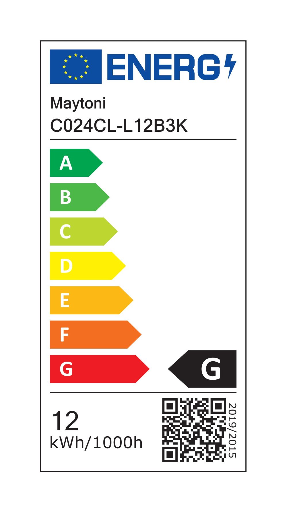 Corp de iluminat de tavan C024CL-L12B3K - imagine 2