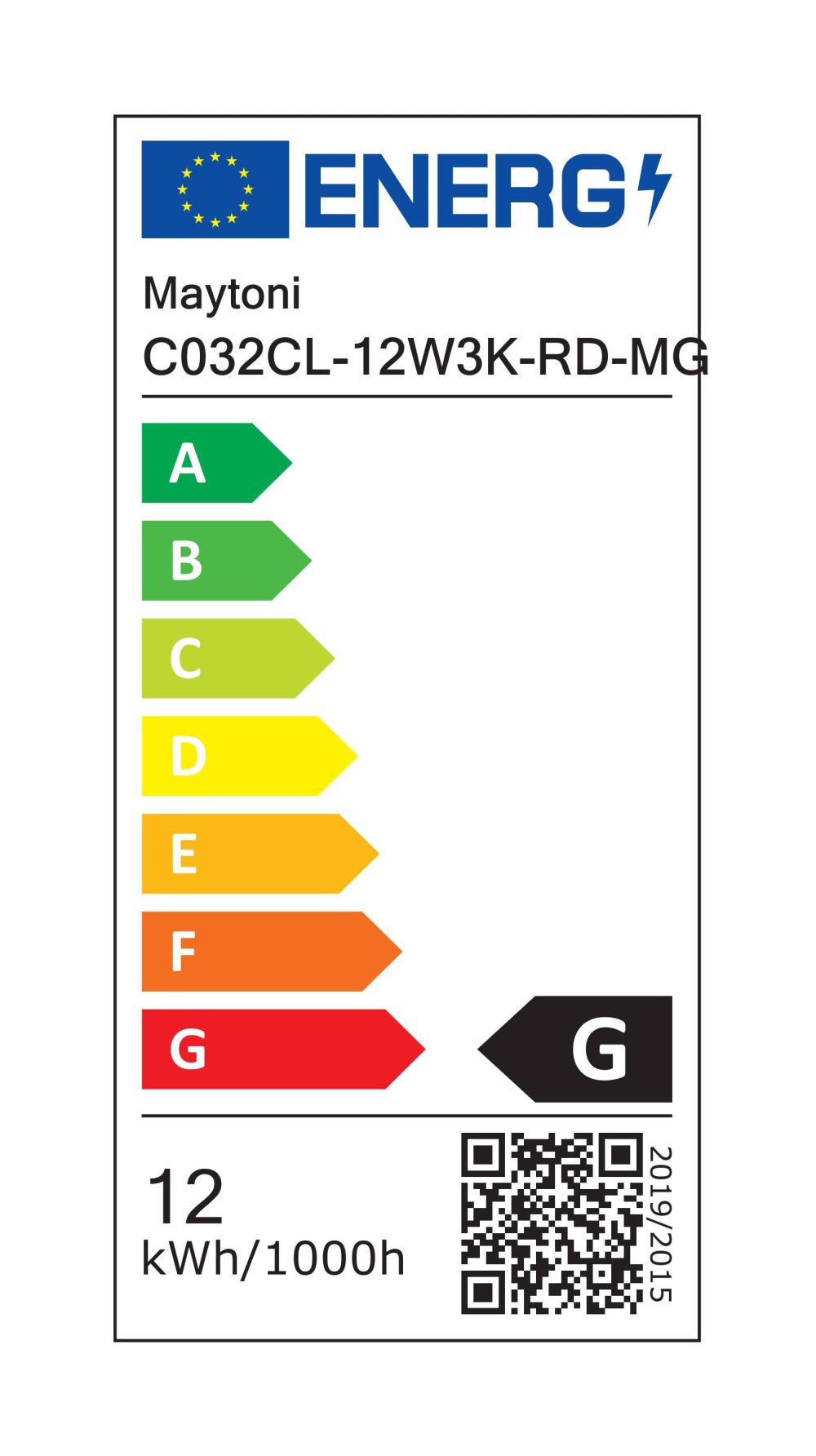 Plafoniera C032CL-12W3K-RD-MG - imagine 2