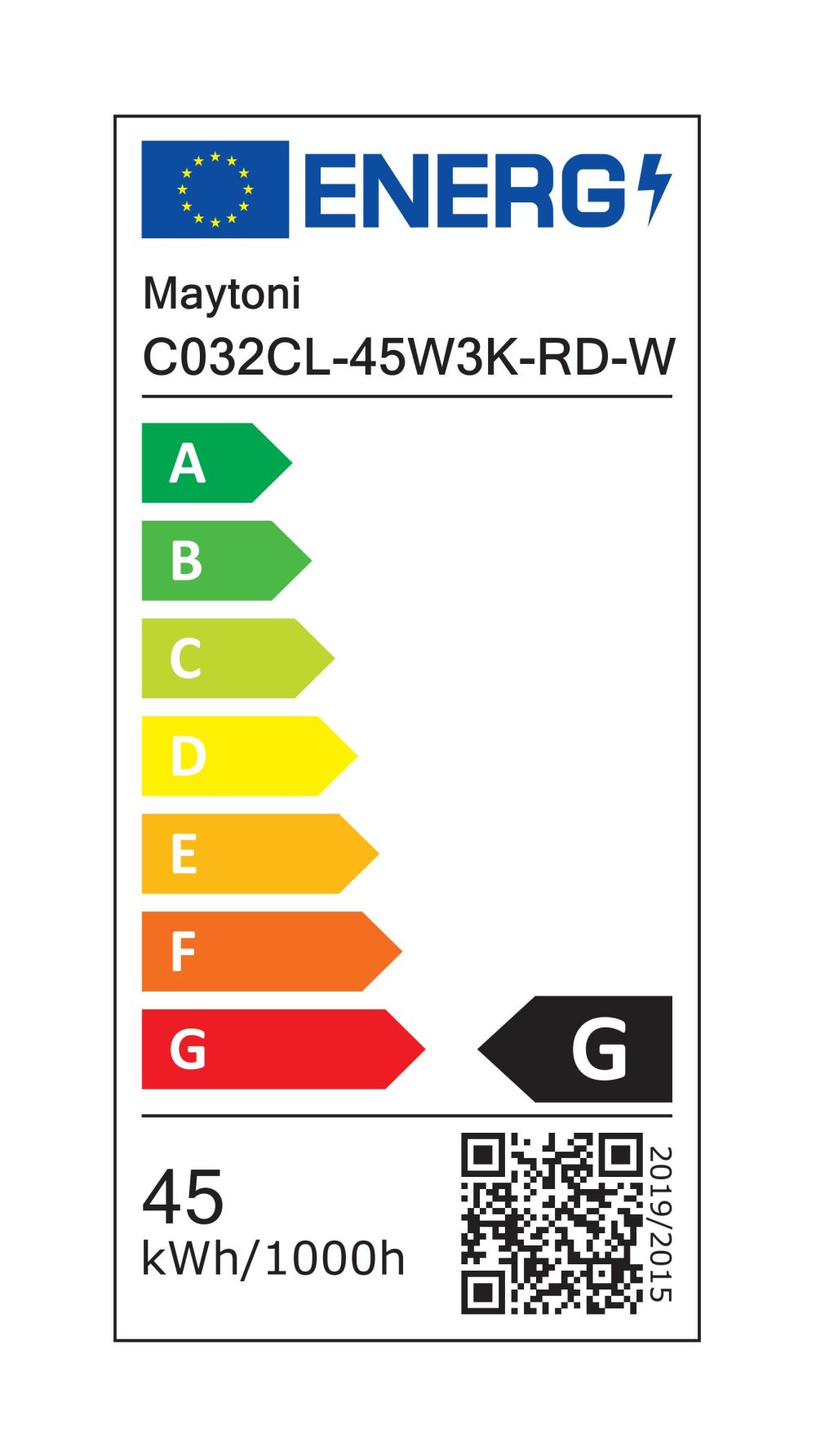 Plafoniera C032CL-45W3K-RD-W - imagine 2