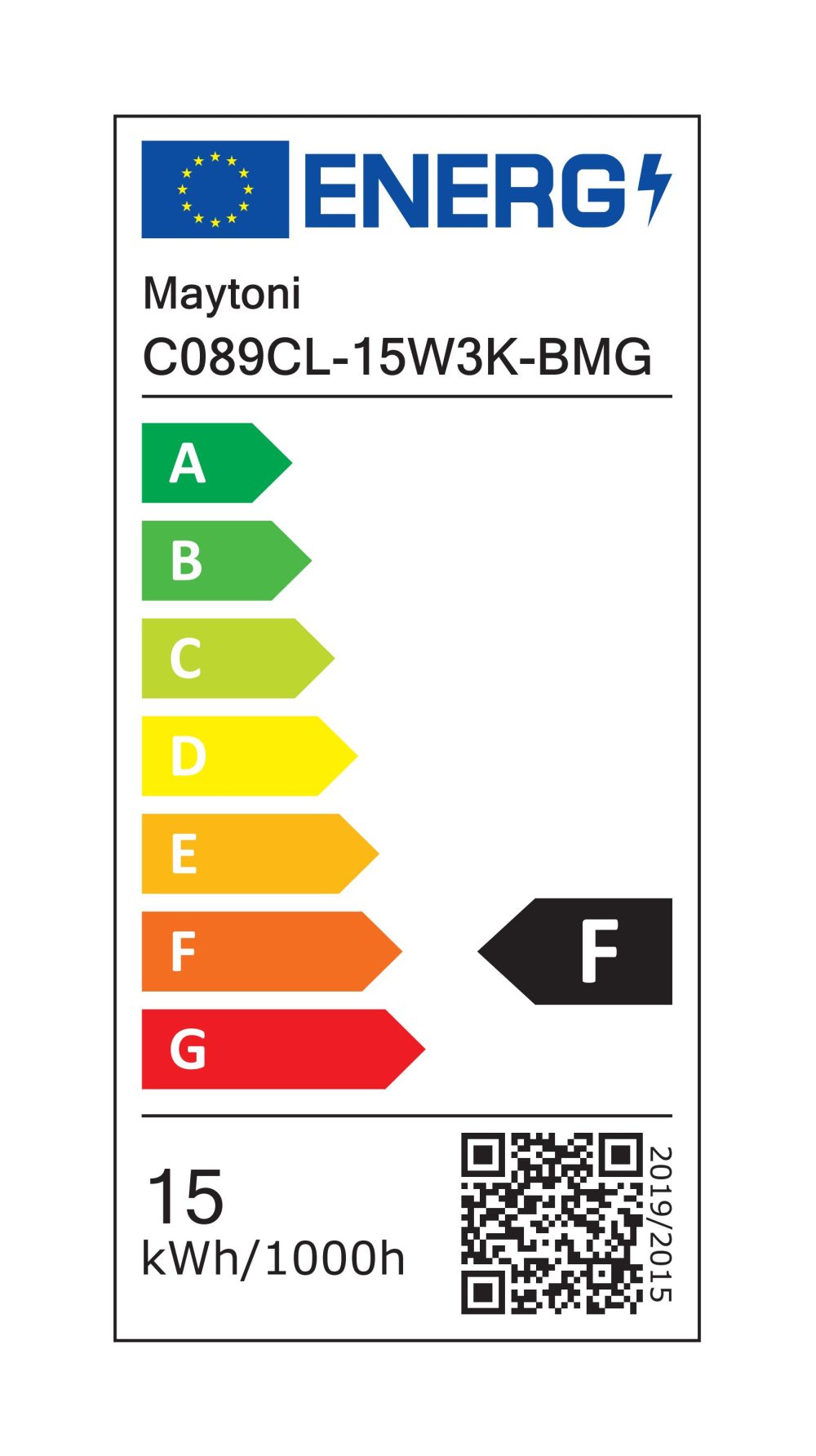 Plafoniera C089CL-15W3K-BMG