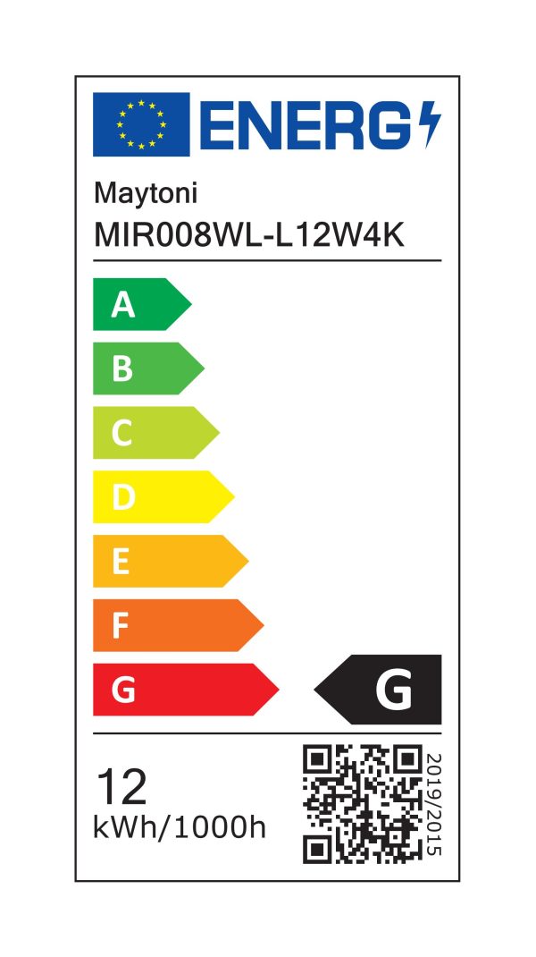 Iluminare de fundal MIR008WL-L12W4K