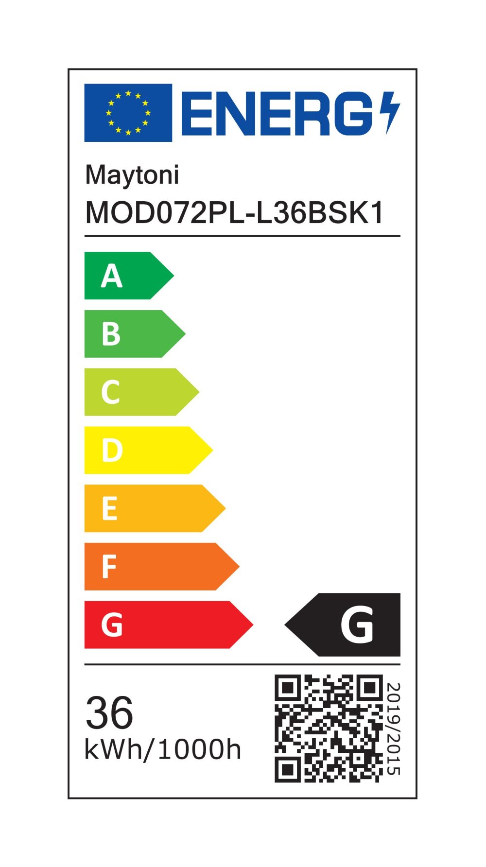 Lampa suspendata MOD072PL-L36BSK1 - imagine 2