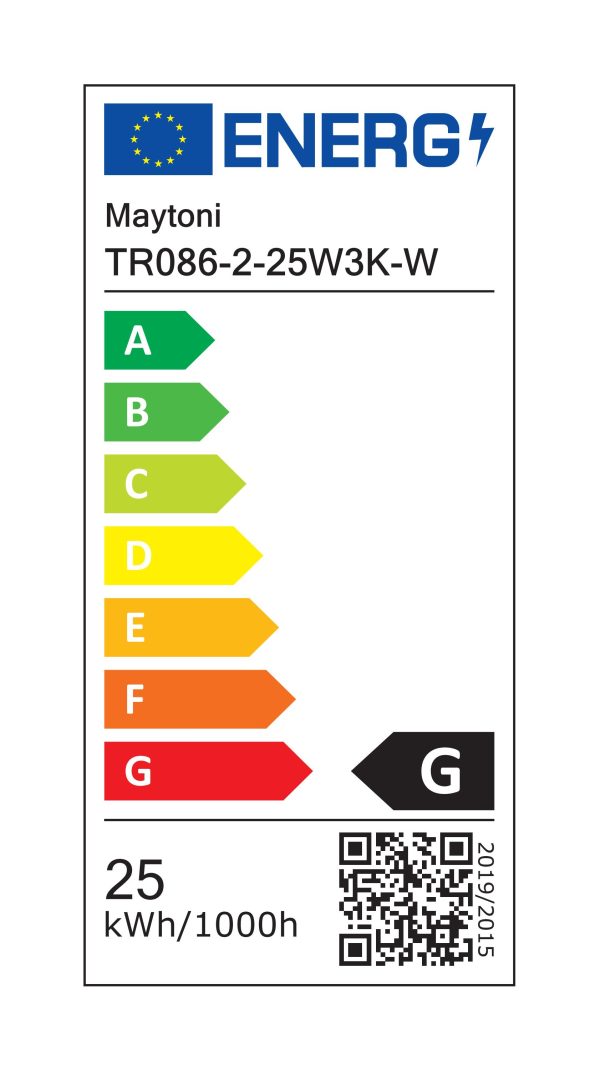 Corp de iluminat pe sina TR086-2-25W3K-W