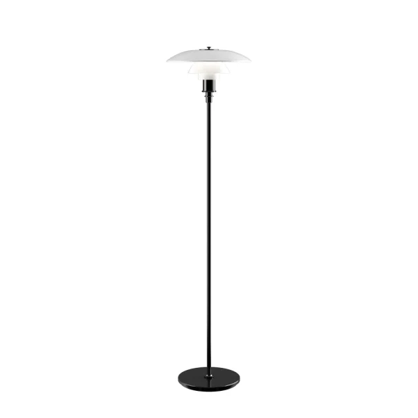 Lampă de podea PH 3½-2½ Negru metalizat