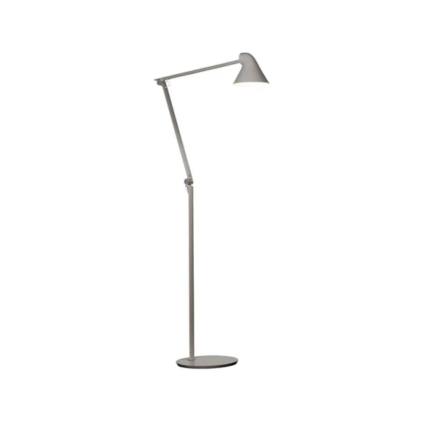 Lampă de podea NJP gri aluminiu